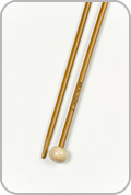 12" Single Pointed Needles — US 1 (# 1)
