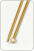 12" Single Pointed Needles — US 8 (# 8)