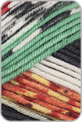 Ambiente/Lifestyle Yarn — Red/ Green/ Yellow/ Black (# 2320)