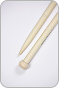 10" Star Single Pointed Needles — US 15 (# 15)