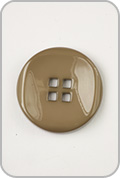 Large Khaki Double Square Button