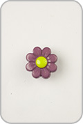 Grape Daisy Button