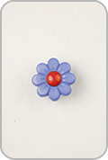 Lavender Daisy Button