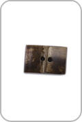 Rectangle Burnt Bamboo Knot Button