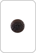 Small Brown Ornate Corozo Button