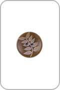 Brown Leaf Corozo Button