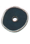 Turquoise Essence Pewter Button