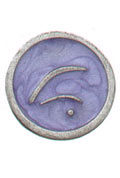 Lilac Create Pewter Button